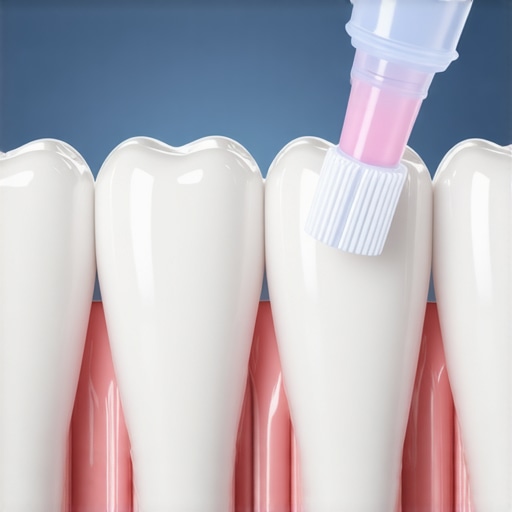 The best way to clean around a dental implant bridge to avoid inflammation