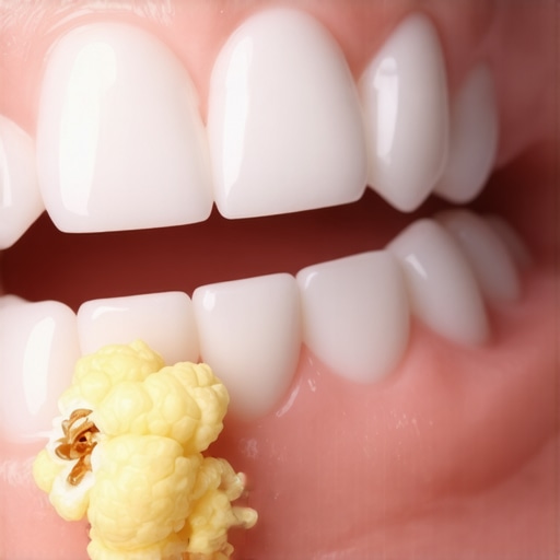 The easiest way to remove a stuck popcorn kernel from your gums