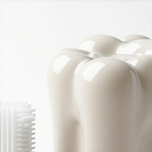 The safest way to clean a dental crown that feels sticky