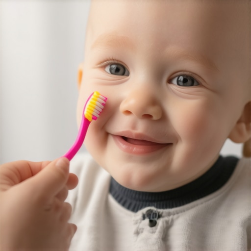 The trick to getting your baby to accept a toothbrush